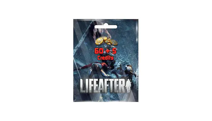 بطاقة شحن لعبة (LifeAfter) 60+5 كرديت PUDDING Pay USD0.99